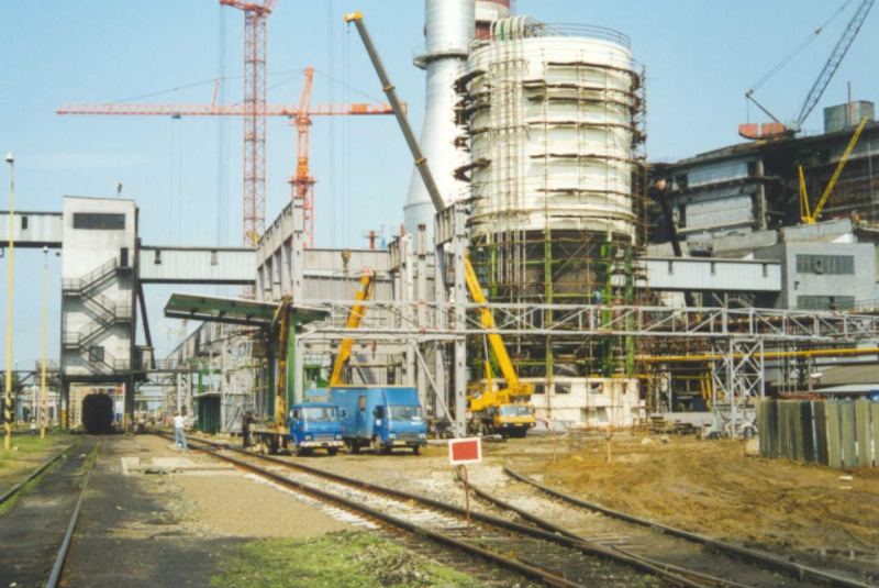 Priemyselné stavby / Odsírenie a denitrifikácia blokov č.1 a č.2 Elektrárne Vojany I. - foto Priemyselné stavby / Odsírenie a denitrifikácia blokov č.1 a č.2 Elektrárne Vojany I. - foto