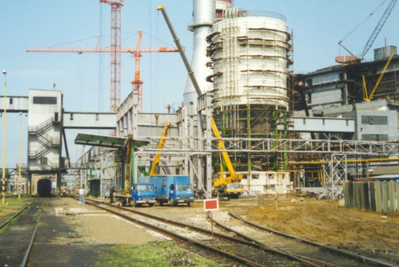 Priemyselné stavby / Odsírenie a denitrifikácia blokov č.1 a č.2 Elektrárne Vojany I. - foto