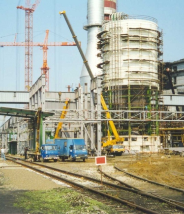 Odsírenie a denitrifikácia blokov č.1 a č.2 Elektrárne Vojany I.
